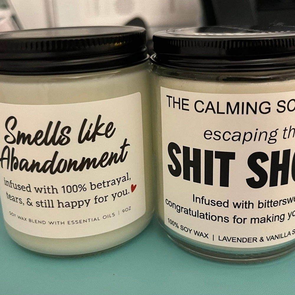 2 Funny candles (new with box)